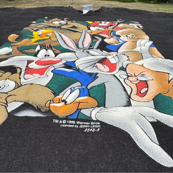 Vintage Looney Tunes 1996 T-Shirt Large single stitch - Picture 4 of 10